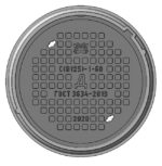Чугунный люк средний С(В125)-Д-1-60 1Т-5388-00.00