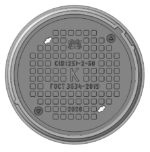 Чугунный люк средний С(В125)-К-2-60 1Т-5388-00.00